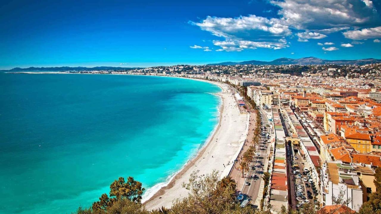 Nuances D'Azur - Bel Azur Lägenhet Nice Exteriör bild